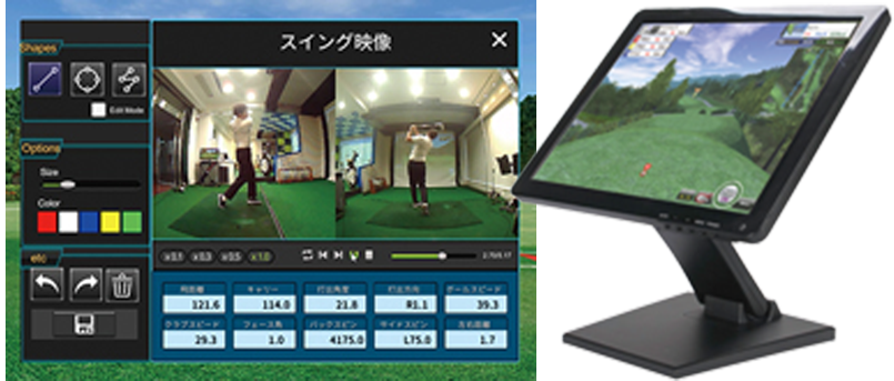 高速度天井カメラタイプゴルフシミュレーター「Xswing-G」